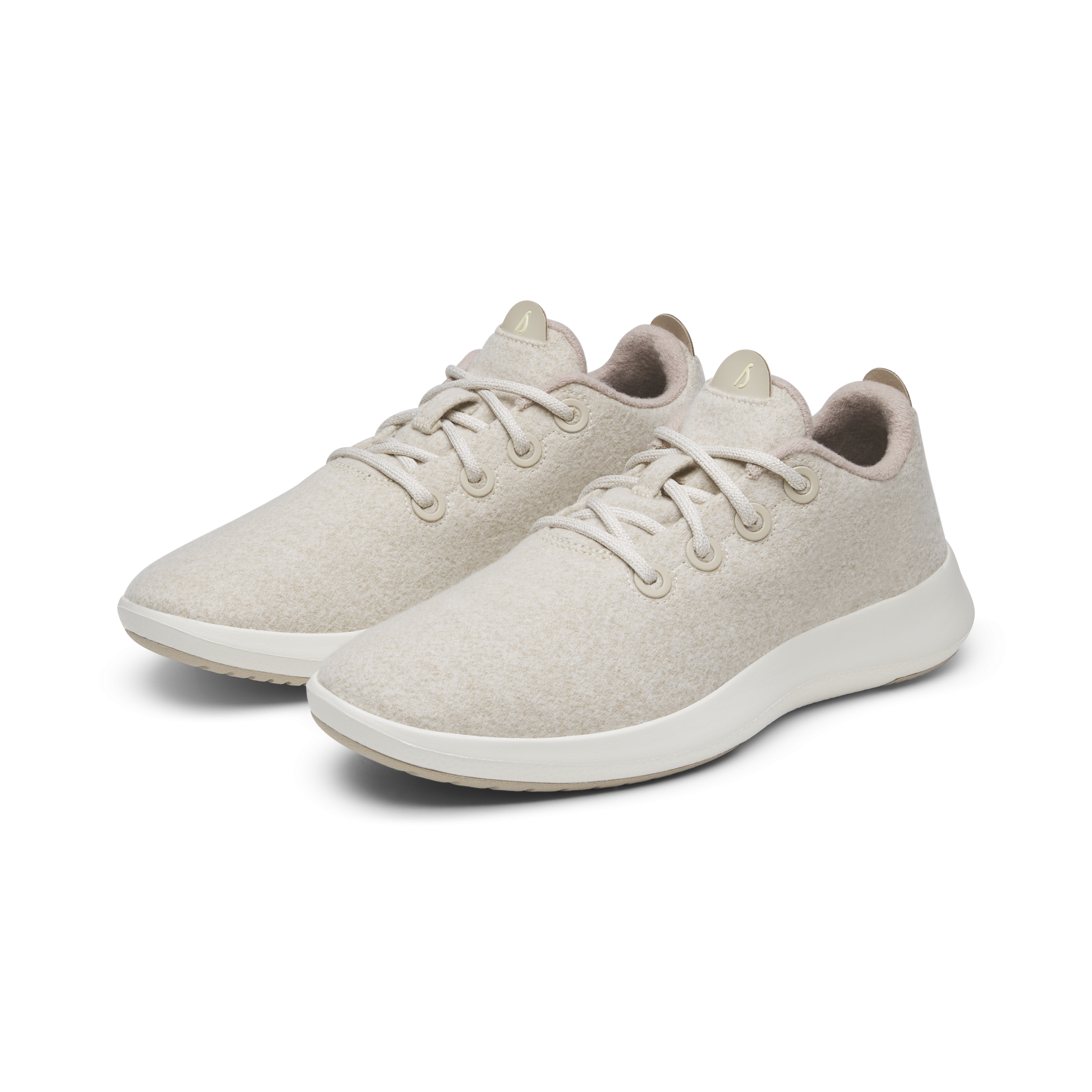 Men's Wool Runner Mizzle - Stony Cream (Natural White Sole) - Image 5