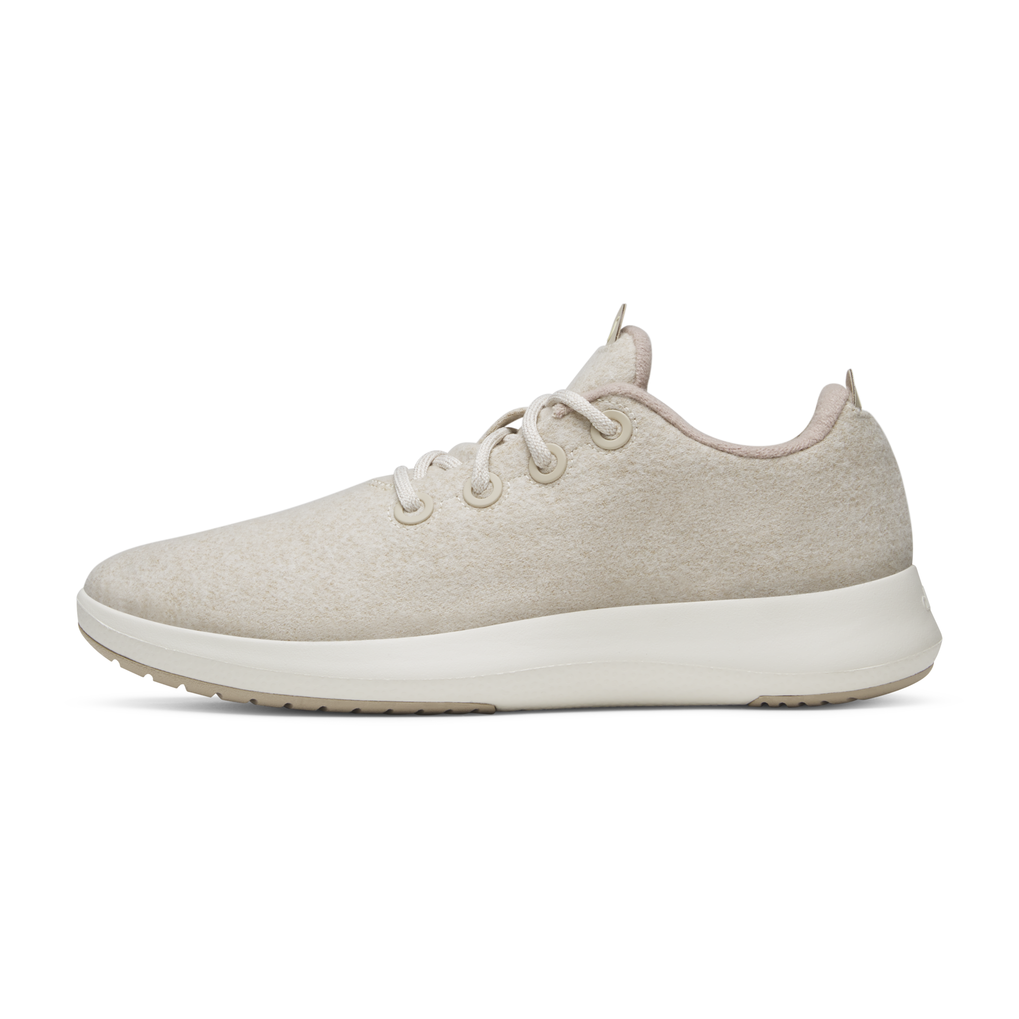 Men's Wool Runner Mizzle - Stony Cream (Natural White Sole)