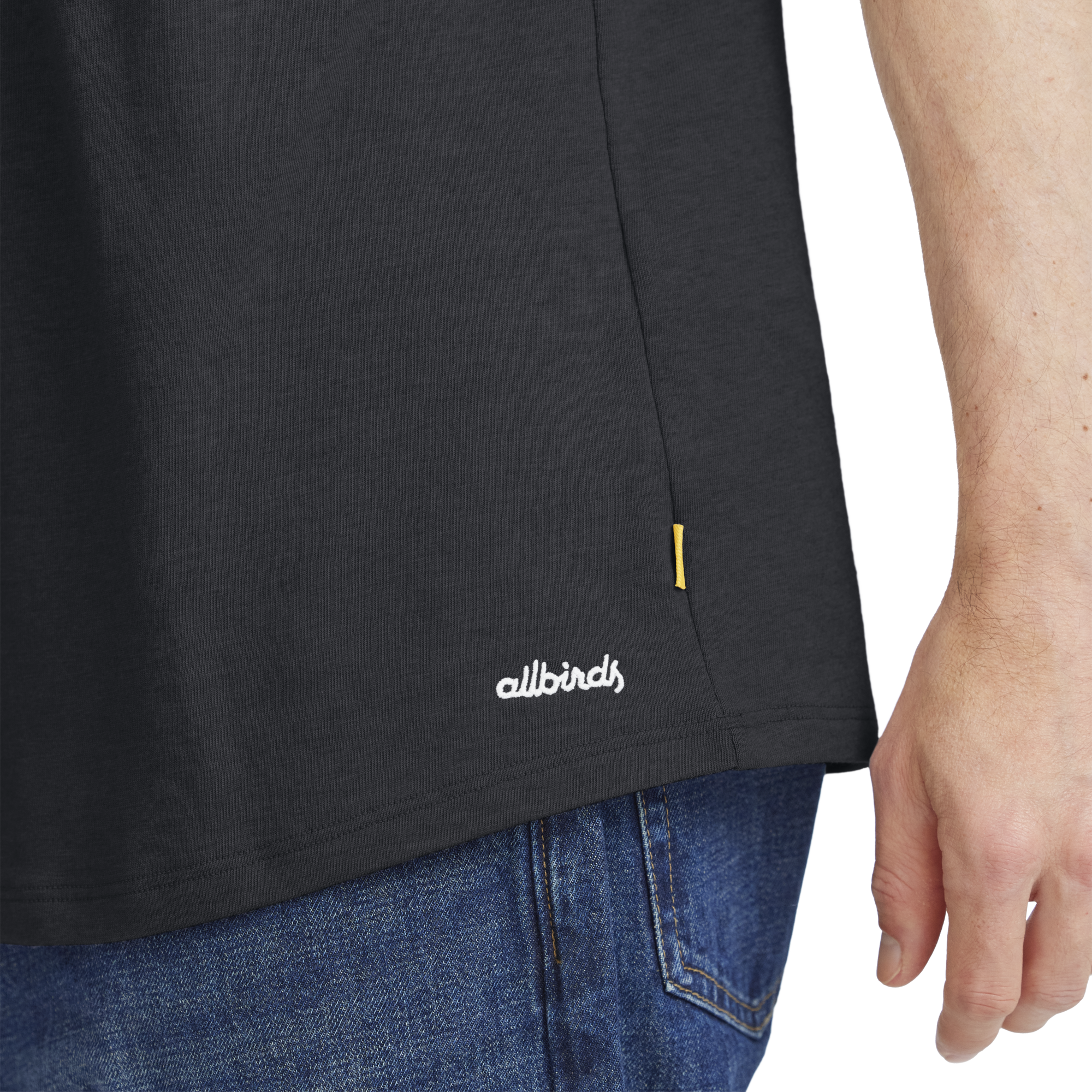 Men's Soft Merino Tee - True Black - Image 4