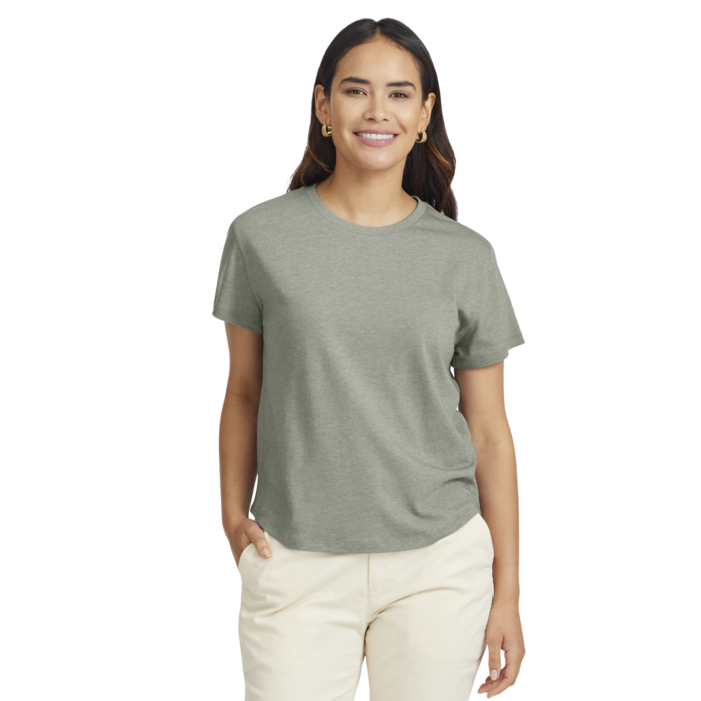 Women's Soft Merino Tee - Hazy Pine