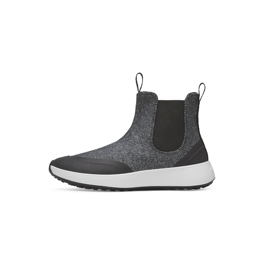 Men's Wool Runner Chelsea - Natural Grey (Light Grey Sole)