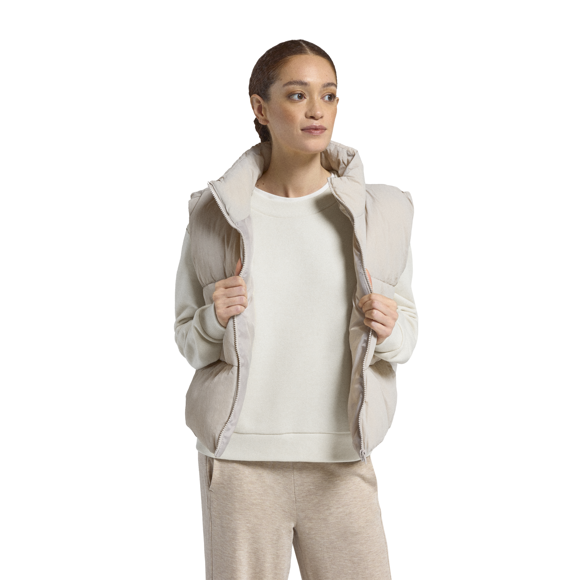 Women's Merino Blend Sweatshirt - Natural White - Image 5