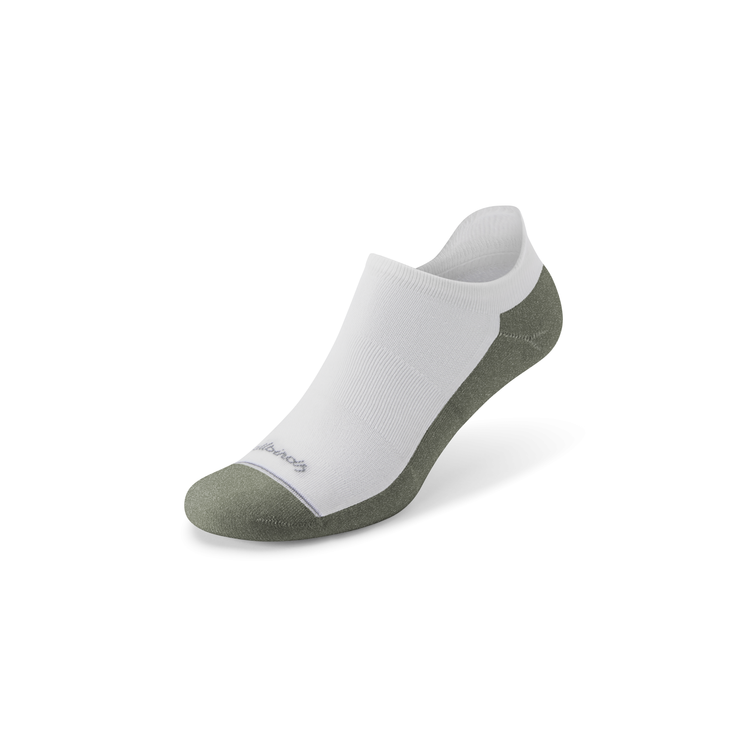Anytime Ankle Sock - Blizzard/Thunder Green